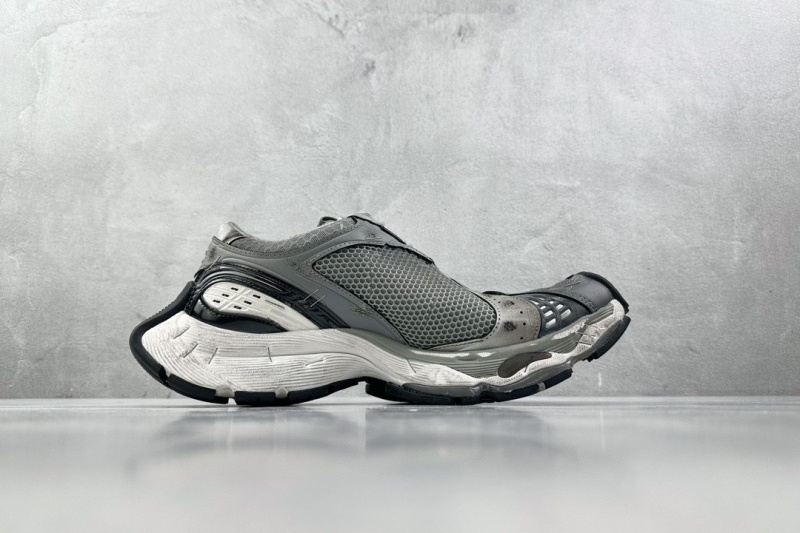 발렌시아가 스테이플러 스니커즈 실버 그레이