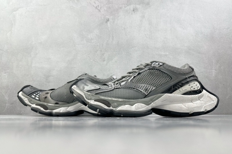 발렌시아가 스테이플러 스니커즈 실버 그레이