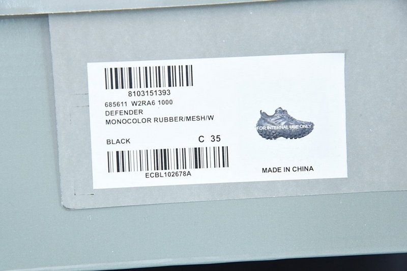 발렌시아가 디펜더 스니커즈 - 블랙