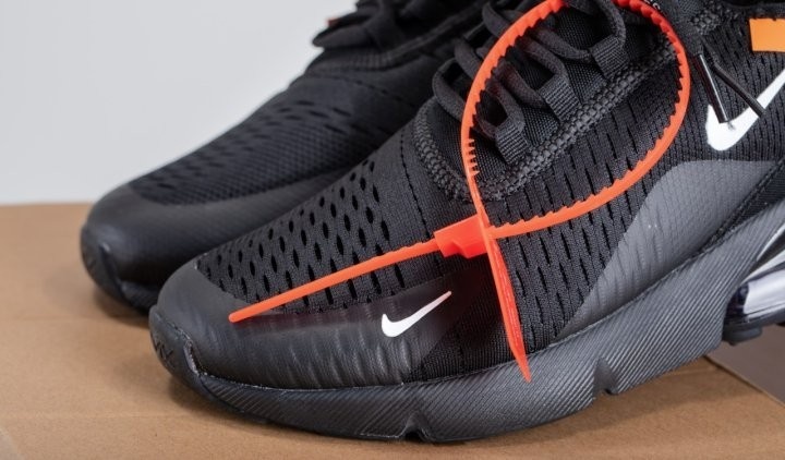 나이키 x 오프화이트 에어맥스 270 - 블랙