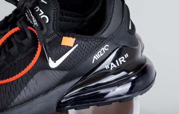 나이키 x 오프화이트 에어맥스 270 - 블랙