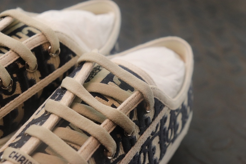 디올 워크앤디올 스니커즈 오블리크 자수 캔버스 블루 (해외배송)