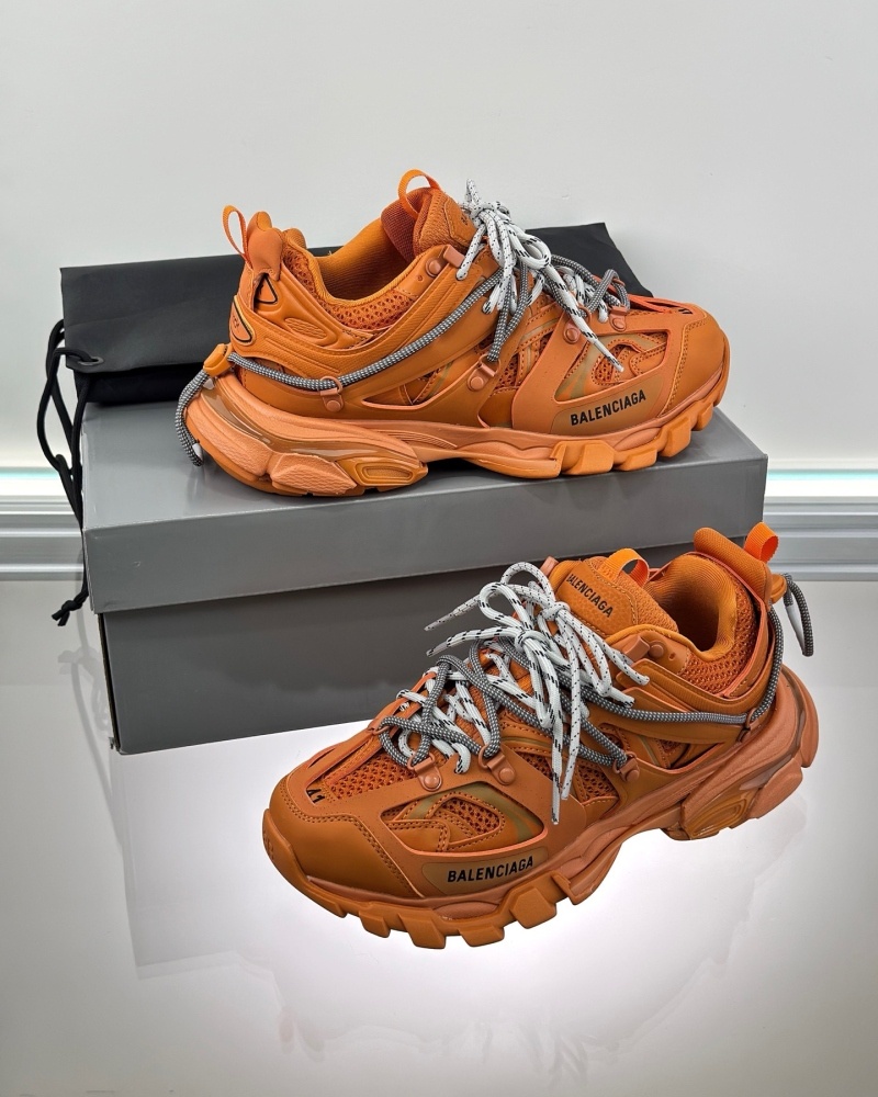 발렌시아가 트랙 트레일 레이스 스니커즈 오렌지/그레이