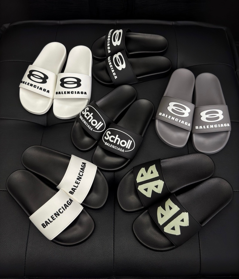 발렌시아가 풀 슬라이드 샌들 - 6 Type