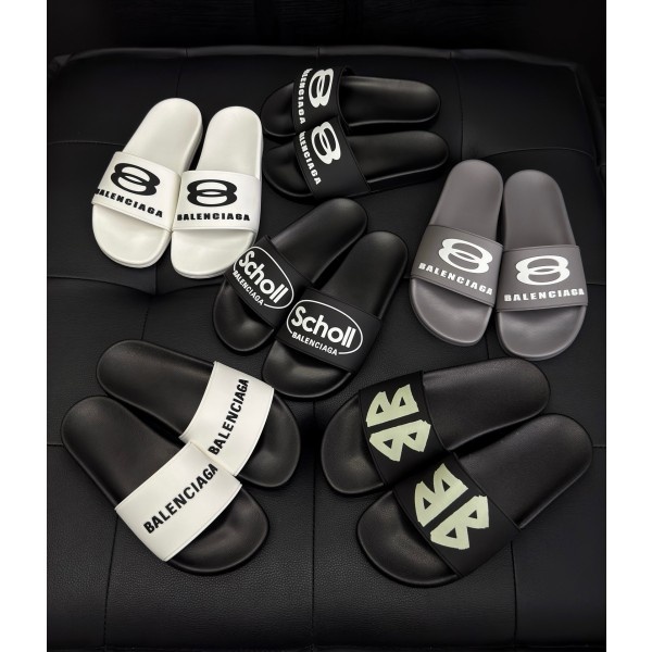 발렌시아가 풀 슬라이드 샌들 - 6 Type