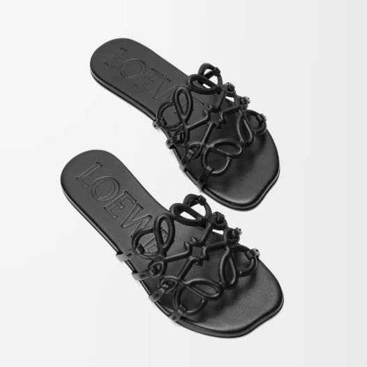 로에베 수입 페달 아나그램 슬라이드 - 2 Color