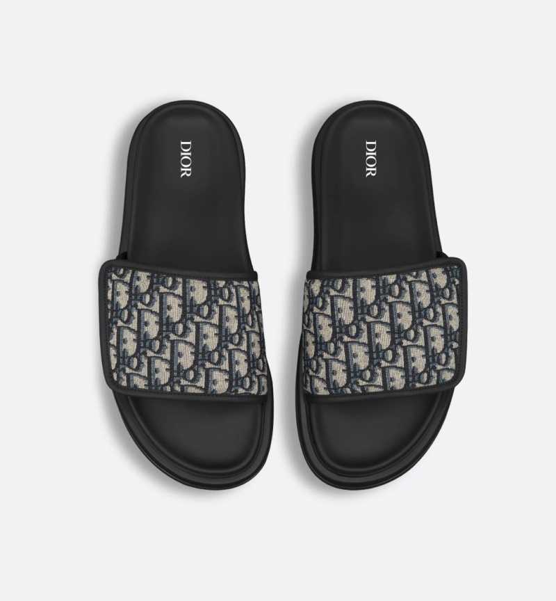 디올 오블리크 자카드 아쿠아 샌들 - 2 Color