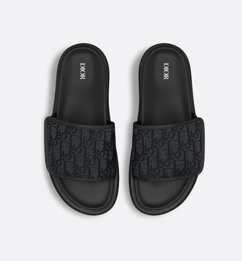 디올 오블리크 자카드 아쿠아 샌들 - 2 Color