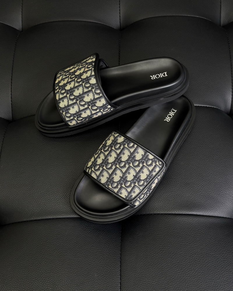 디올 오블리크 자카드 아쿠아 샌들 - 2 Color