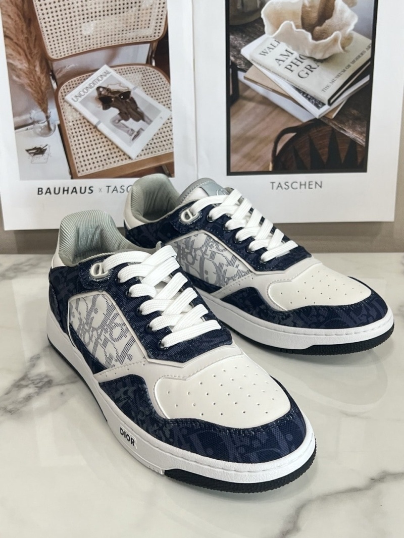 디올 B27 로우 데님 블루 화이트