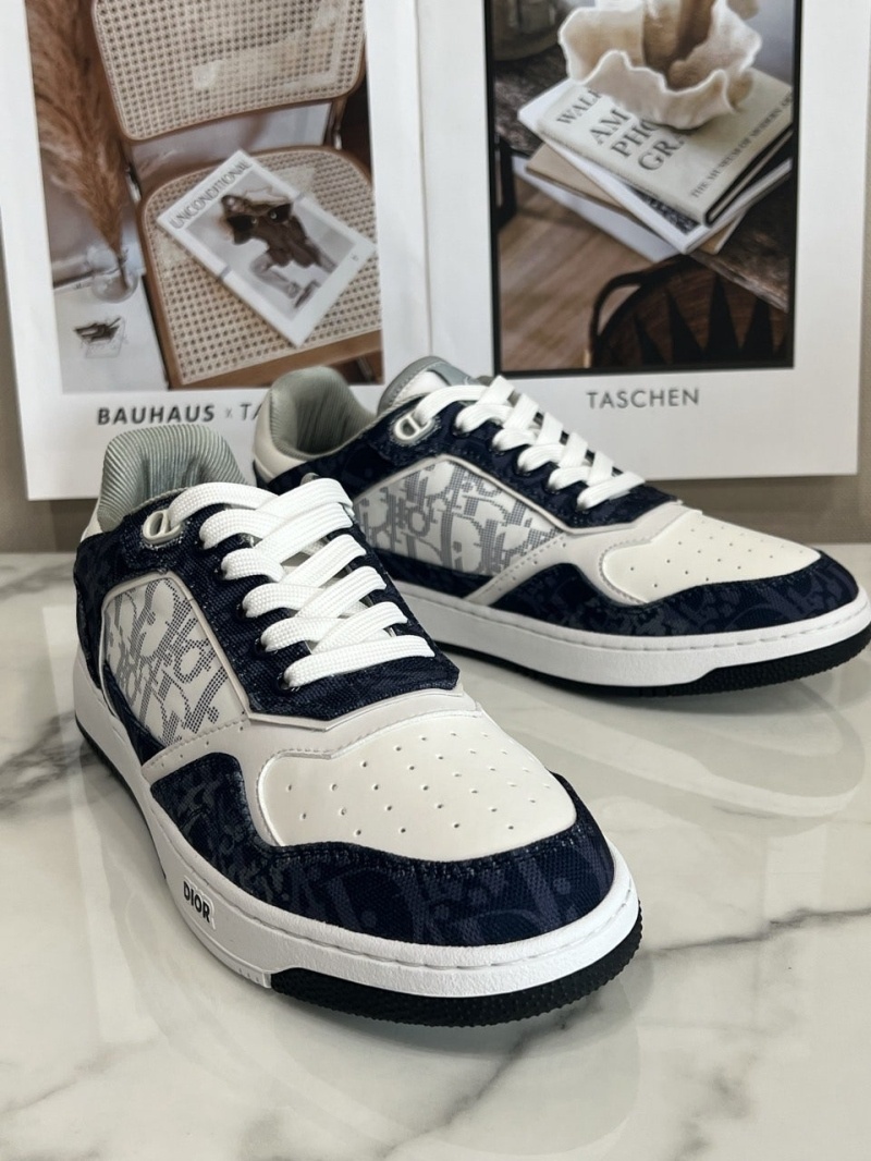 디올 B27 로우 데님 블루 화이트