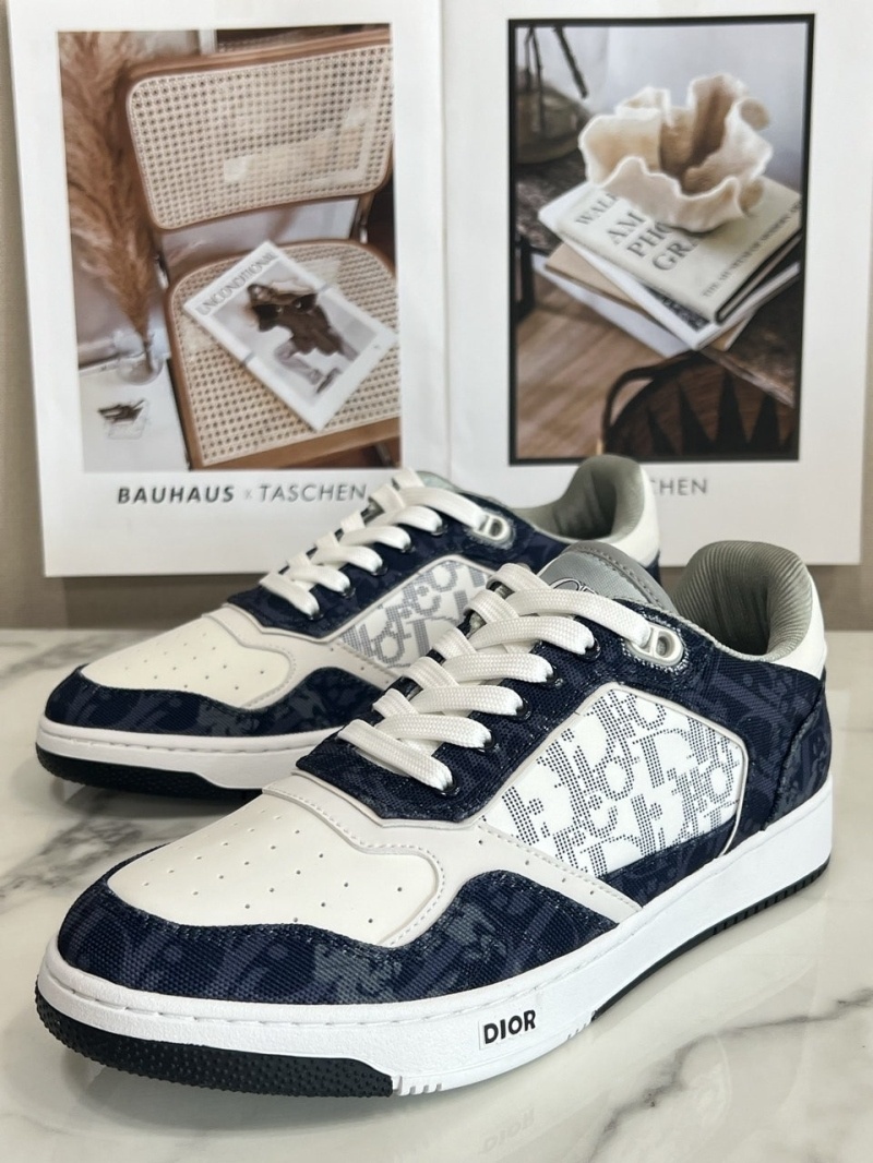 디올 B27 로우 데님 블루 화이트