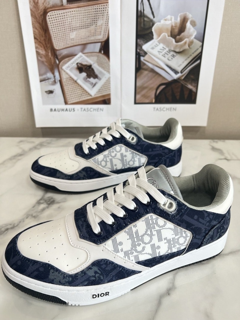 디올 B27 로우 데님 블루 화이트