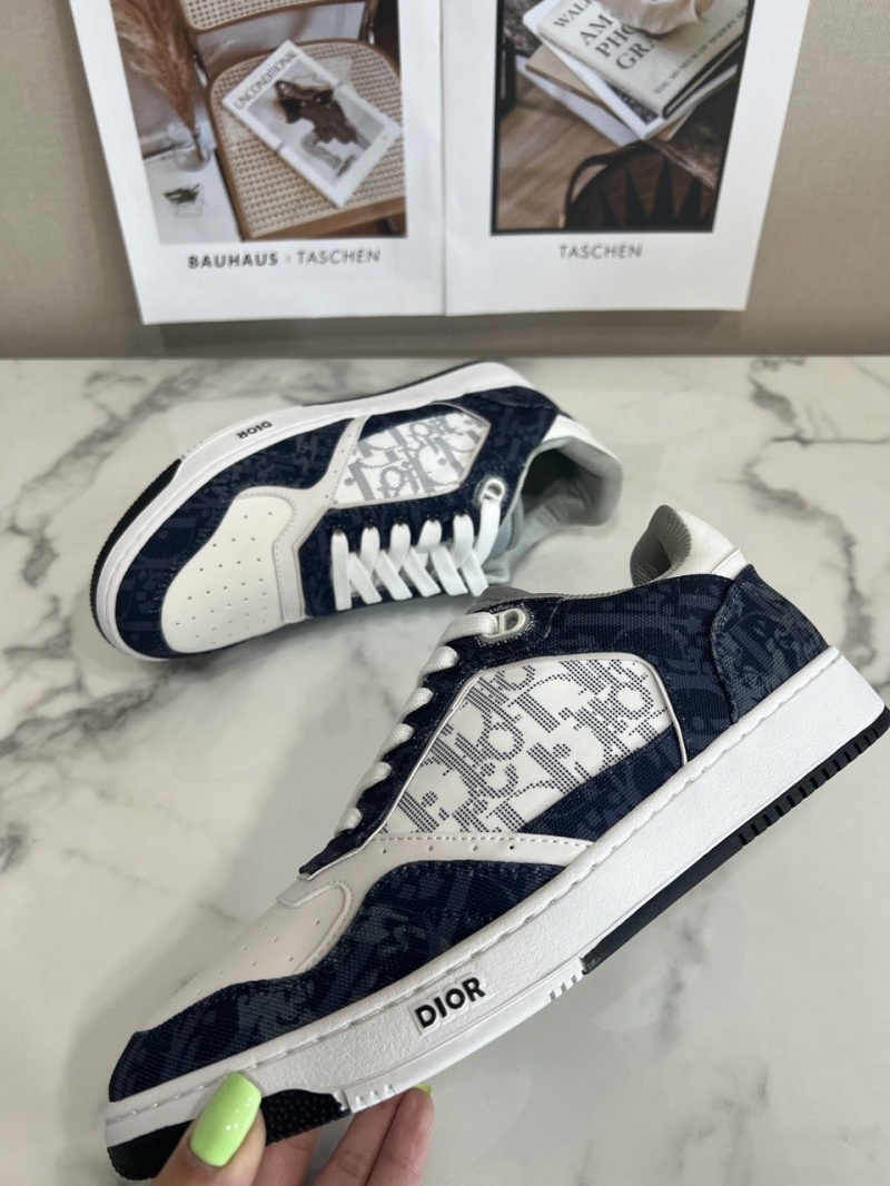 디올 B27 로우 데님 블루 화이트