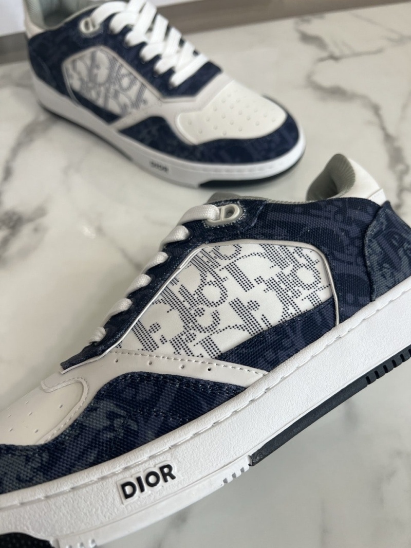 디올 B27 로우 데님 블루 화이트