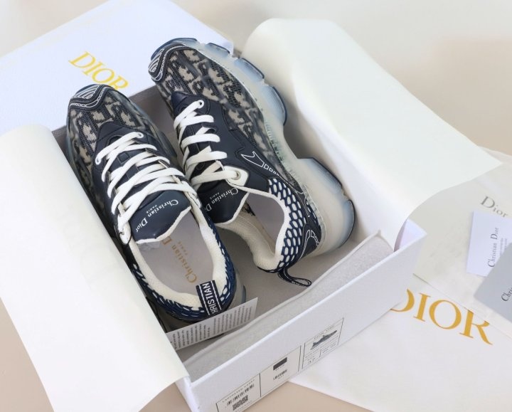 디올 바이브 스니커즈 - 네이비