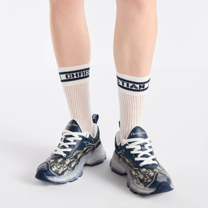 디올 바이브 스니커즈 - 네이비