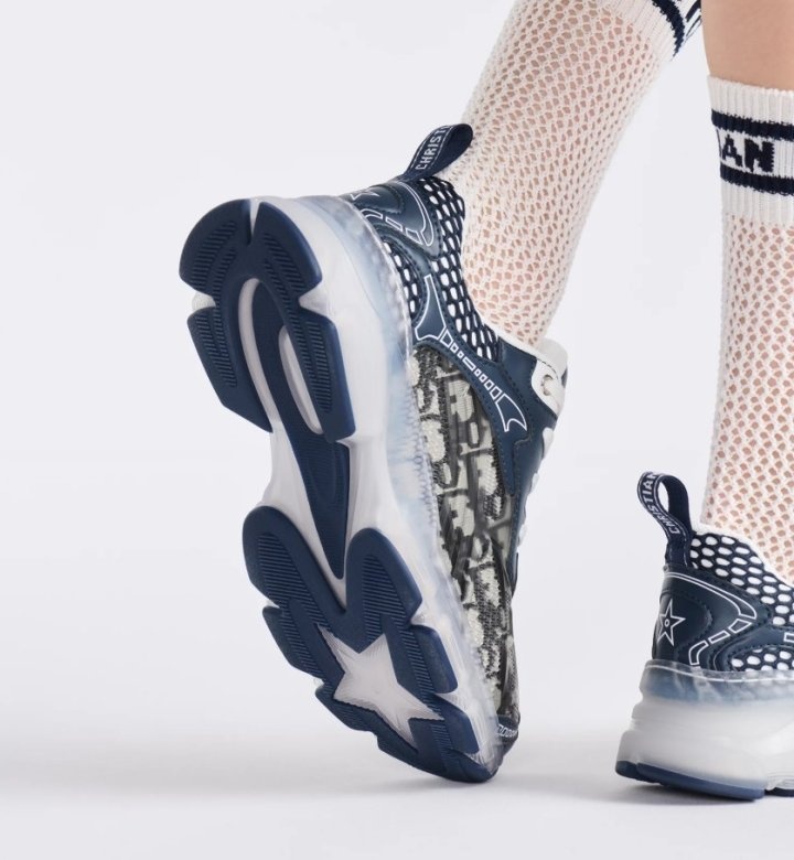 디올 바이브 스니커즈 - 네이비