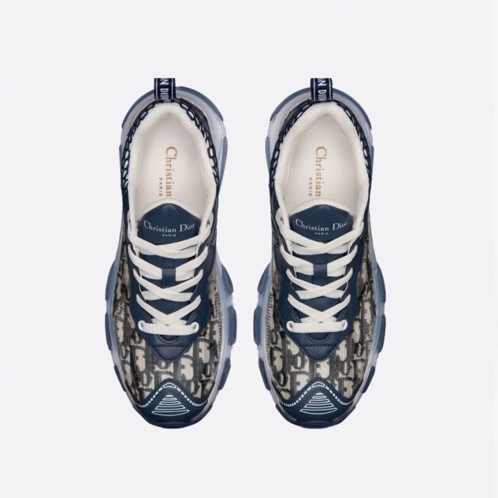 디올 바이브 스니커즈 - 네이비