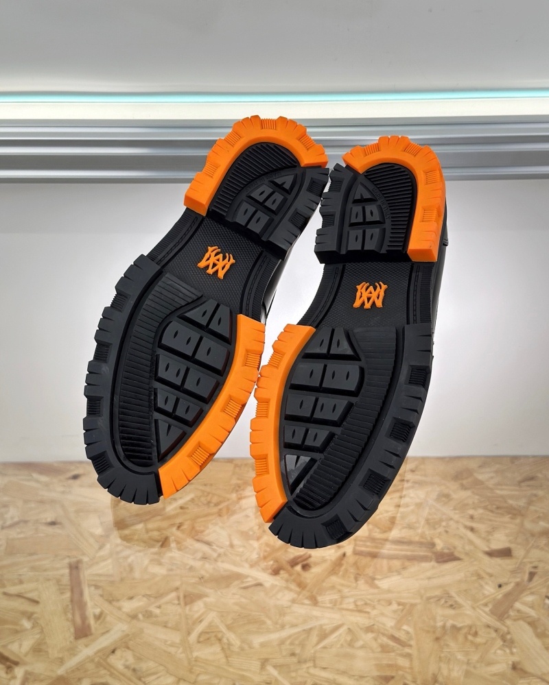 아미리 레더 밀리터리 로퍼 오렌지