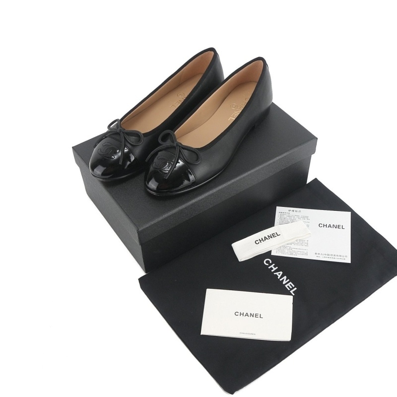 샤넬 발레리나 플랫 슈즈 - 2 Color