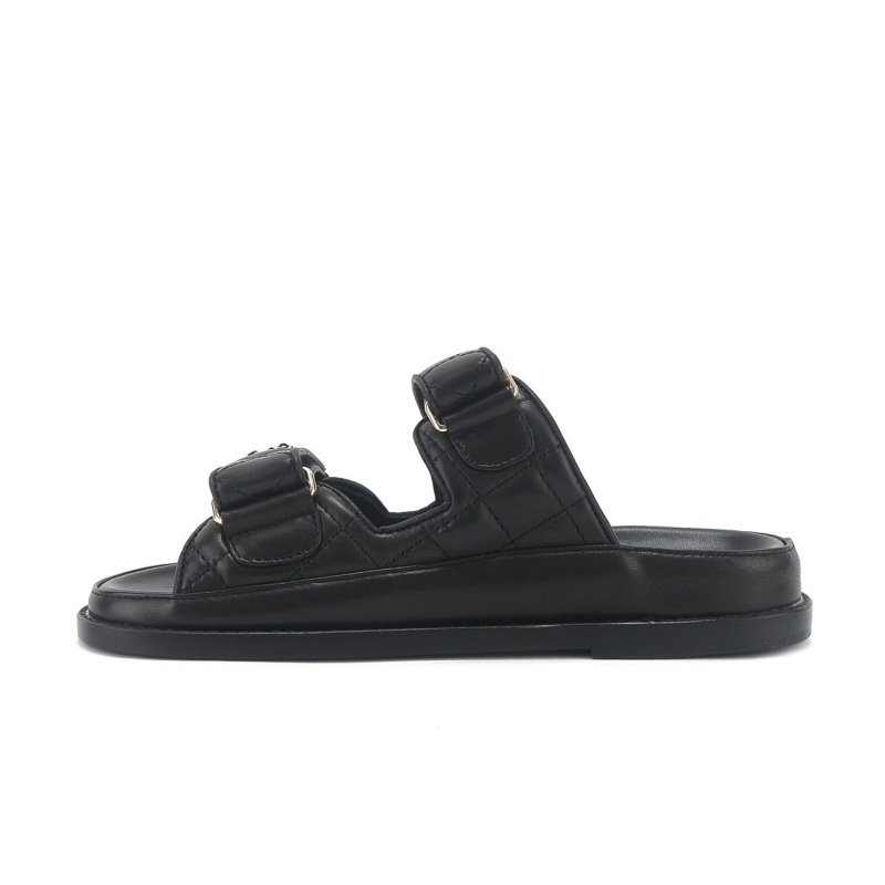 샤넬 벨크로 뮬 슬리퍼