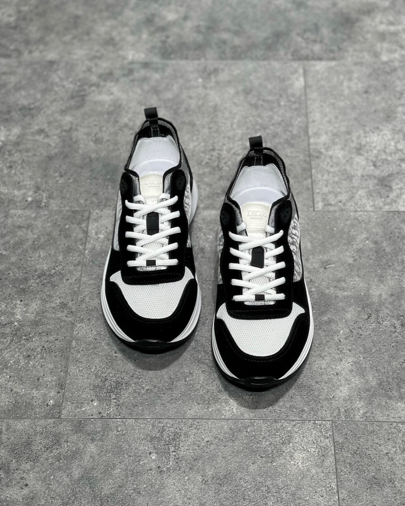 디올 B25 러너 스니커즈 - 블랙