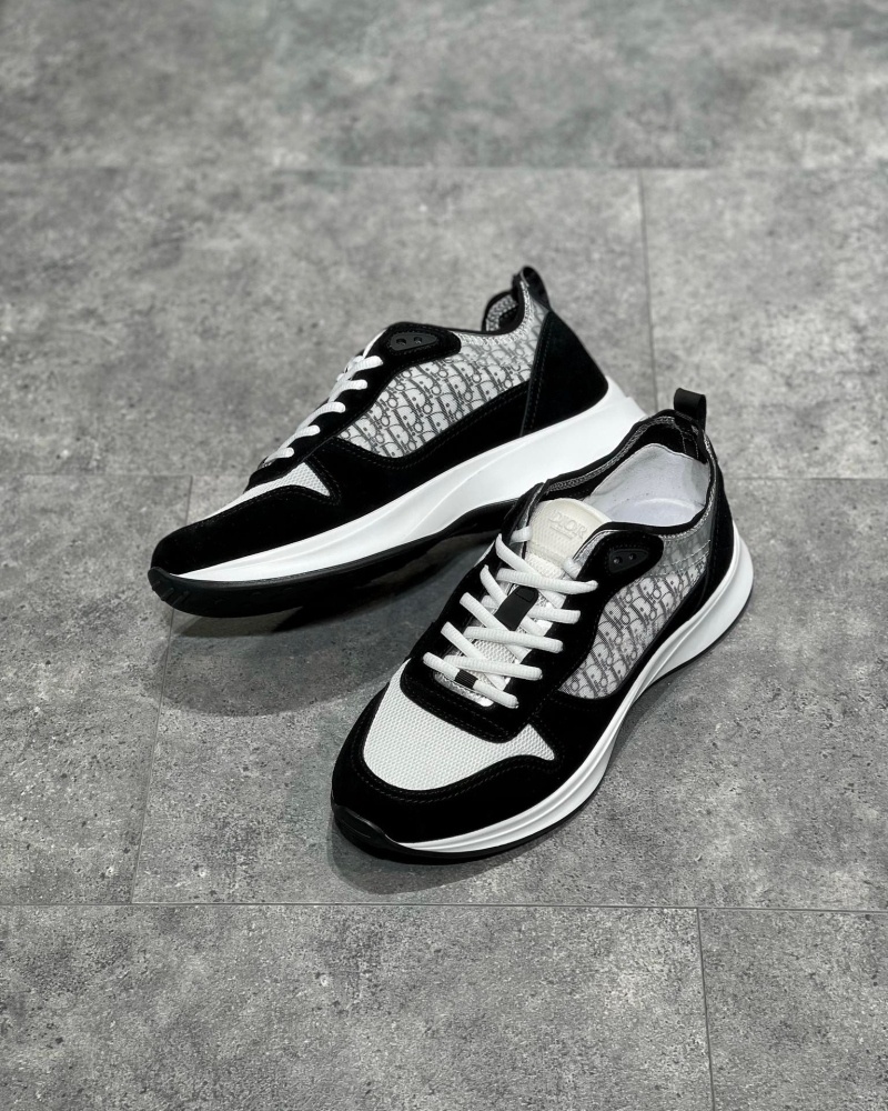 디올 B25 러너 스니커즈 - 블랙