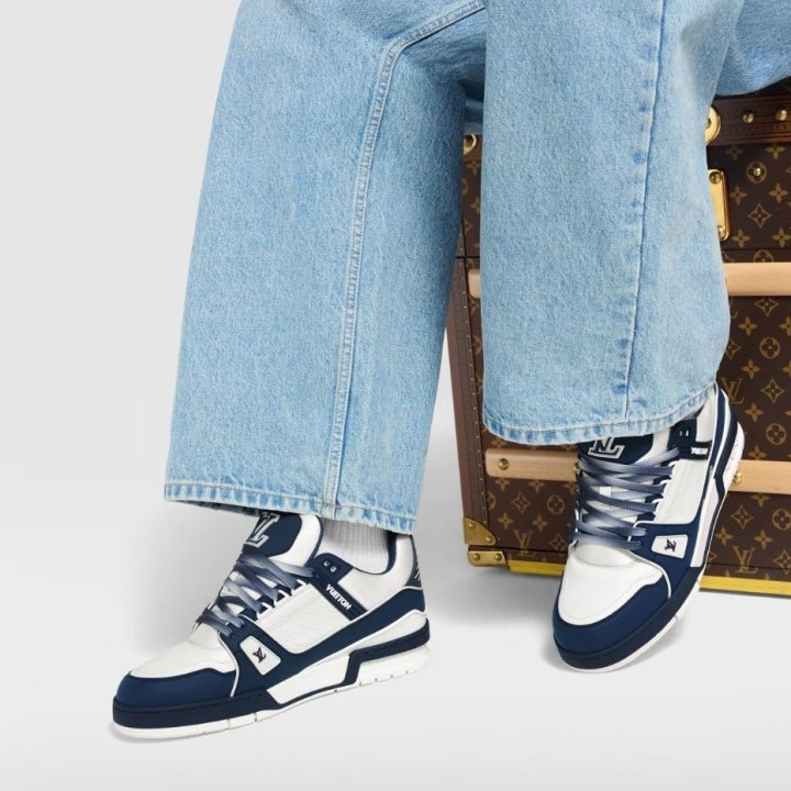루이비통 LV 트레이너 스니커즈 - 블루