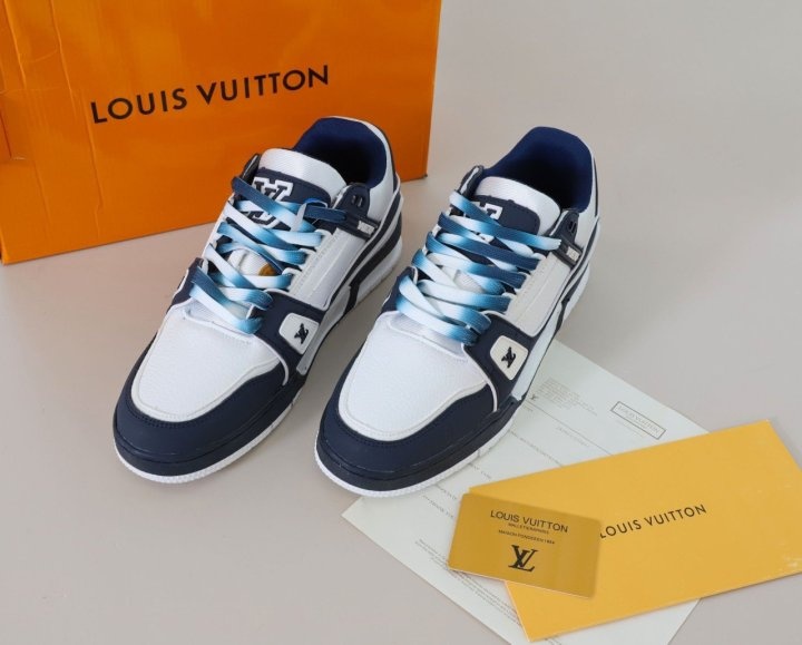 루이비통 LV 트레이너 스니커즈 - 블루