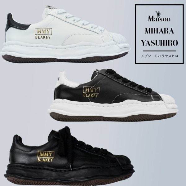 메종 미하라 야스히로 블레이키 OG 솔 레더 로우탑 스니커즈 (3COLOR)