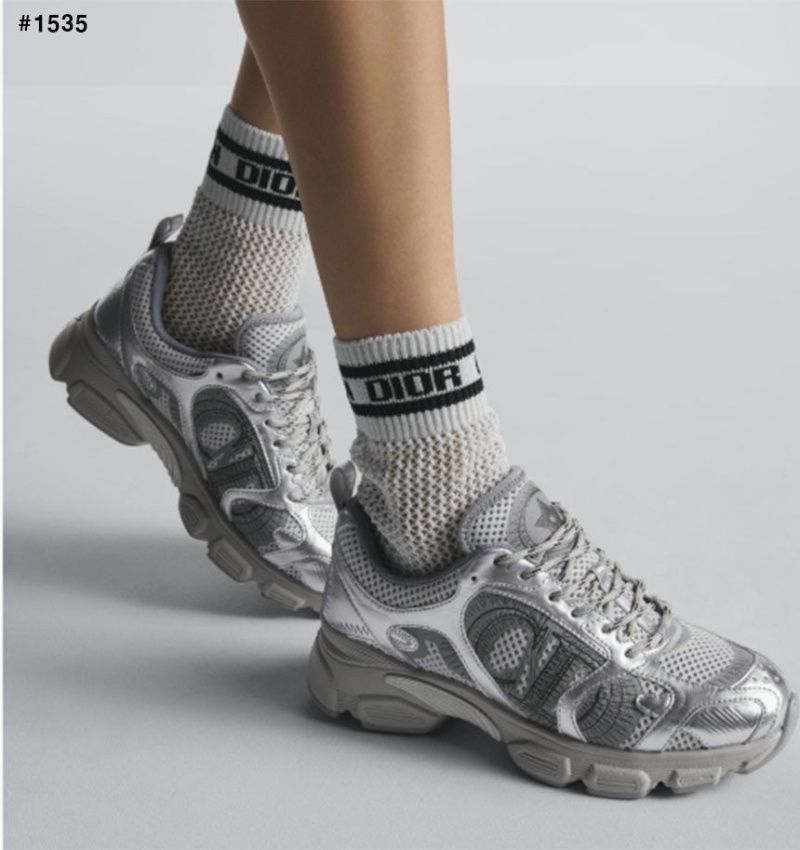 디올 여성 크로노 스니커즈 - 그레이