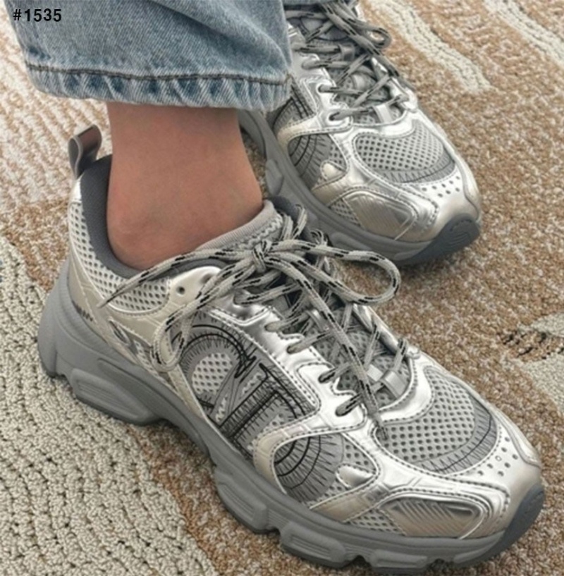 디올 여성 크로노 스니커즈 - 그레이