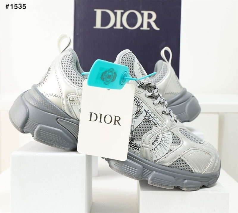 디올 여성 크로노 스니커즈 - 그레이