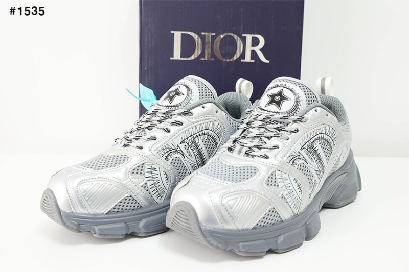 디올 여성 크로노 스니커즈 - 그레이