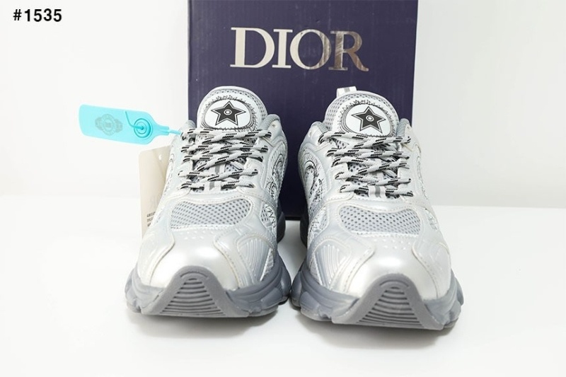 디올 여성 크로노 스니커즈 - 그레이