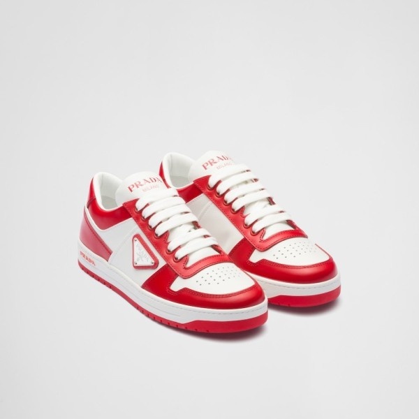 프라다 다운타운 스니커즈 - 레드
