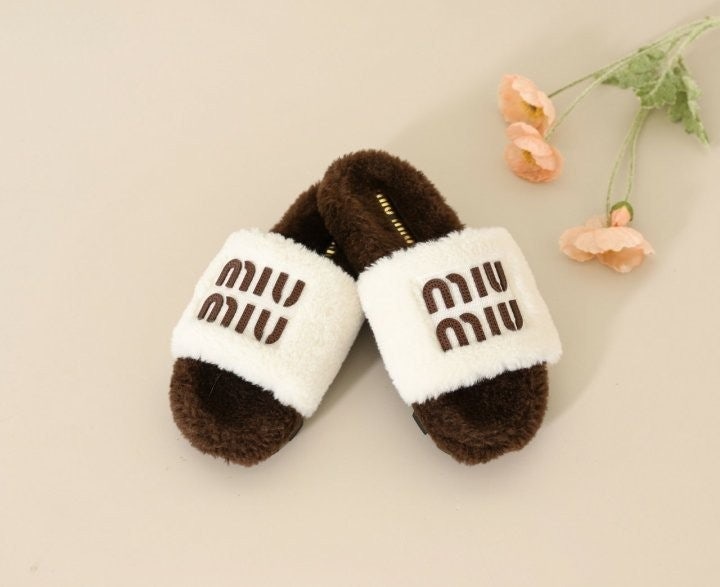 미우미우 시어링 슬리퍼 - 2 Color