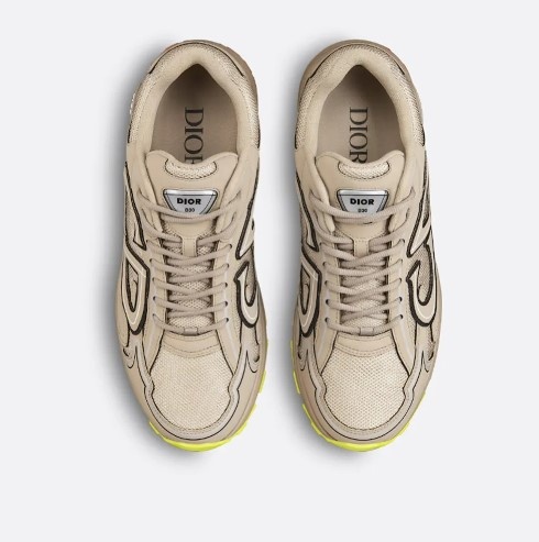 디올 B30 스니커즈 메쉬 테크니컬 패브릭 베이지