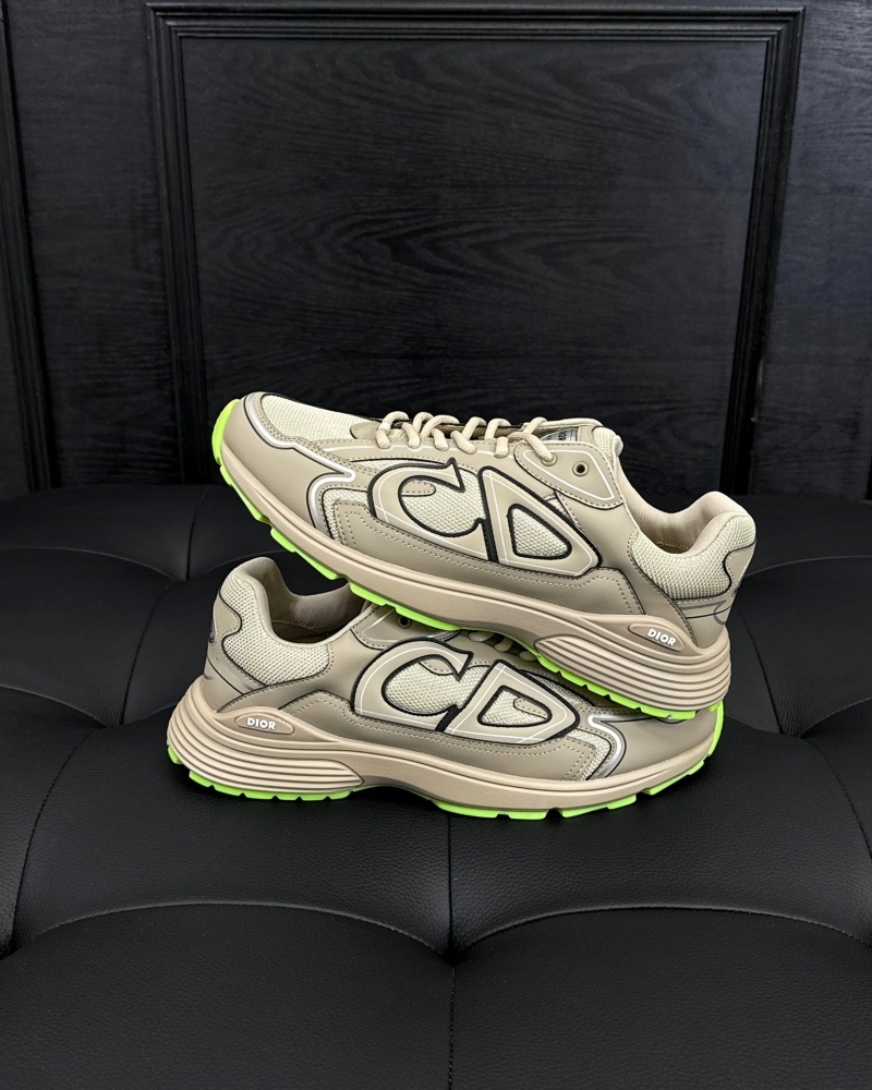 디올 B30 스니커즈 메쉬 테크니컬 패브릭 베이지