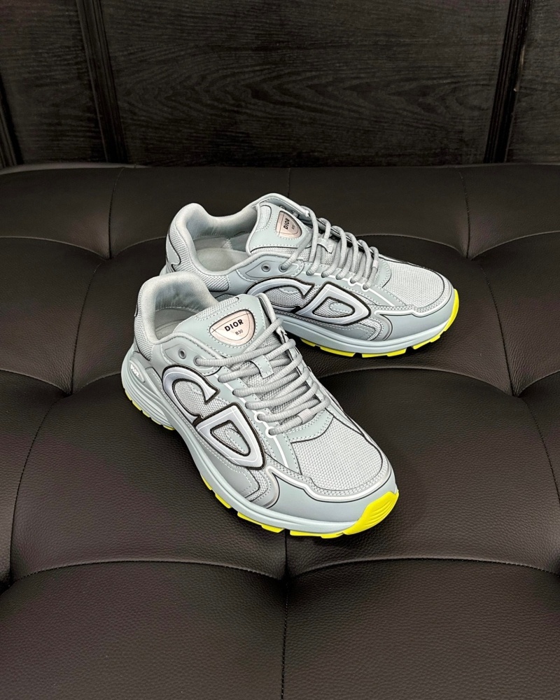 디올 B30 스니커즈 메쉬 테크니컬 패브릭 블루