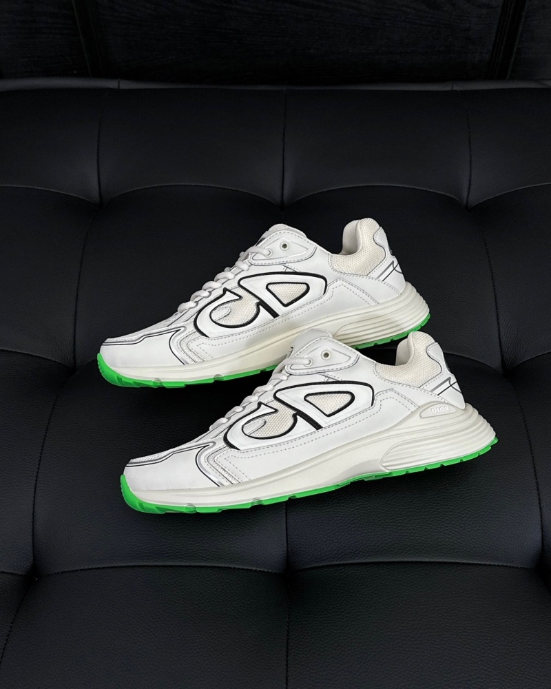 디올 B30 스니커즈 메쉬 테크니컬 패브릭 크림