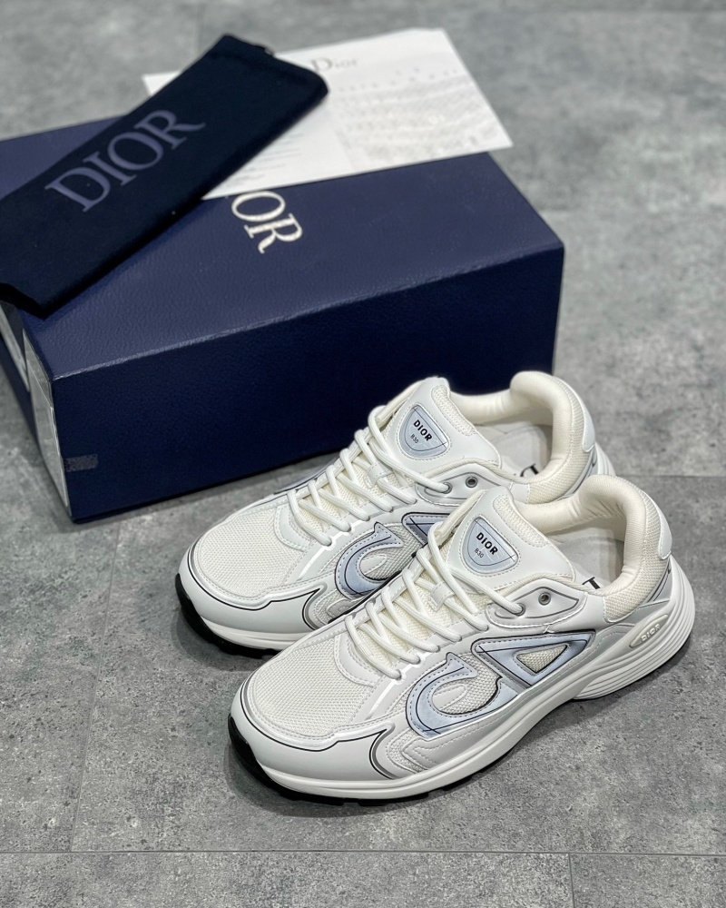 디올 B30 스니커즈 메쉬 테크니컬 패브릭 화이트