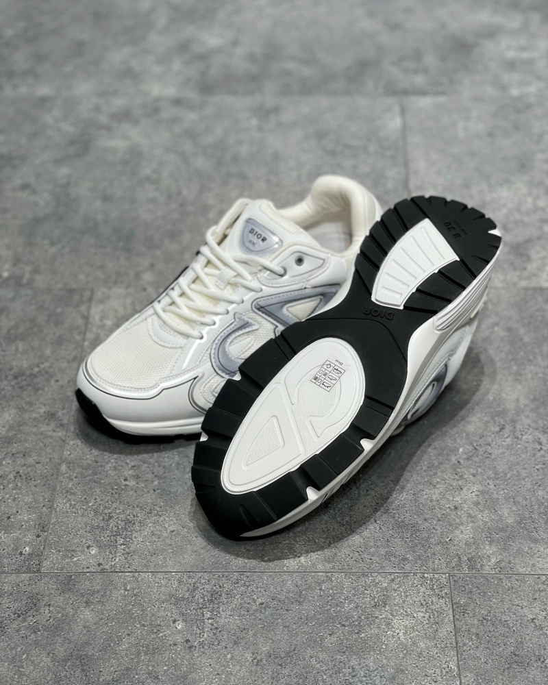 디올 B30 스니커즈 메쉬 테크니컬 패브릭 화이트