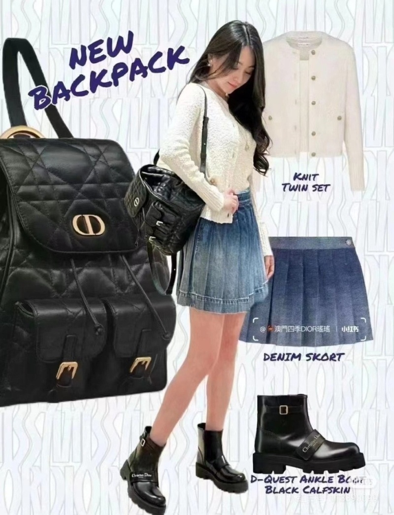 디올 여성 D-Quest 앵클 부츠 (고급버전)