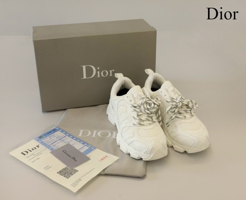 디올 크로노 스니커즈 메쉬 앤 화이트