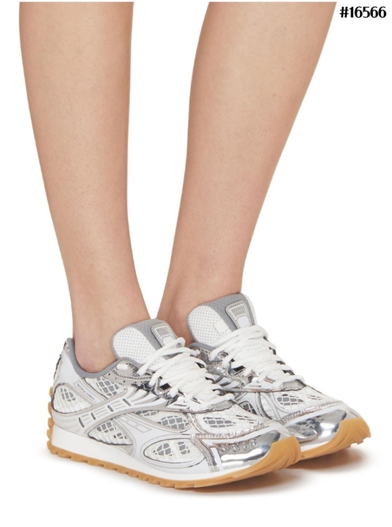 보테가베네타 오빗 스니커즈 실버 화이트