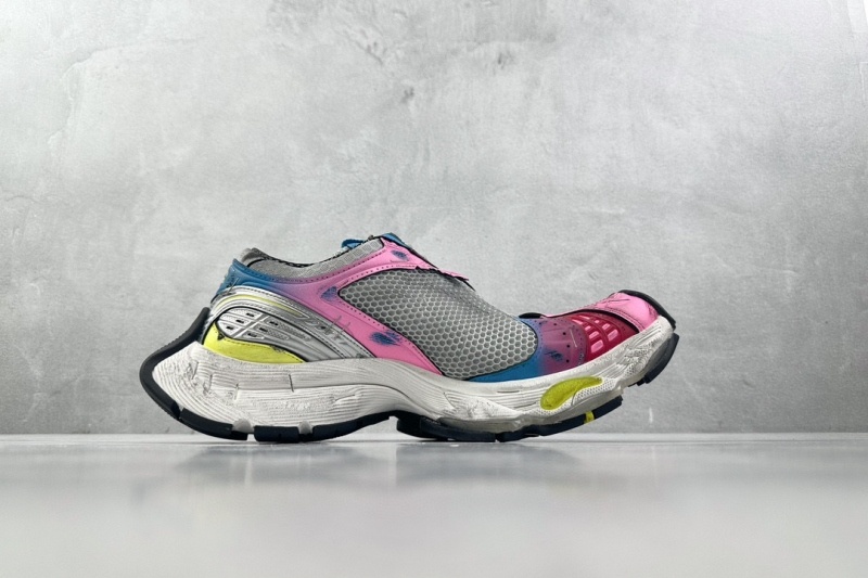 발렌시아가 스테이플러 스니커즈 그레이핑크