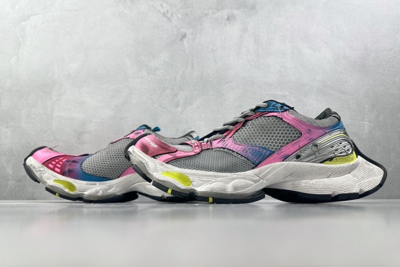 발렌시아가 스테이플러 스니커즈 그레이핑크