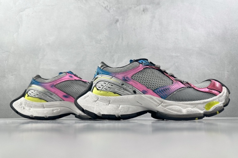 발렌시아가 스테이플러 스니커즈 그레이핑크